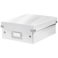 Leitz WOW Click and Store Organiser Box Small White Ref 60570001