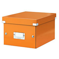 Leitz WOW Click and Store Small Storage Box For A5 Orange Ref 60430044