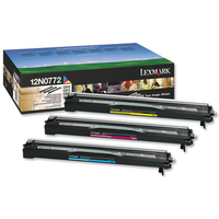 Lexmark C920 Photo Developer Set Page Life 28000pp Cyan/Magenta/Yellow [Pack 3] Ref 12N0772