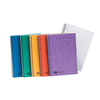 Notebook Sidebound Ruled 90gsm 120 Pages A4 Assorted A [Pack 10]