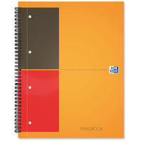 Oxford International ActiveBook 2 Wire Ruled with integral Pocket 160pp A5+ Ref 100104067 [Pack 5]