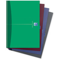 Oxford Office Notebook Casebound Hard Cover 192pp 90gsm A4 Random Colour Ref 100105005 [Pack 5]