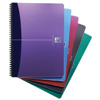 Oxford Office Notebook Wirebound Soft Cover A4 Random Colour Ref 100103461 [Pack 5]