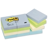 Post-it Colour Notes Pad of 100 Sheets 38x51mm Balanced Palette Rainbow Colours Ref 653ML [Pack 12]
