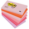 Post-it Colour Notes Pad of 100 Sheets 76x127mm Joyful Palette Rainbow Colours Ref 655FL [Pack 12]