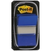 Post-it Index Flags 50 per Pack 25mm Blue Ref 680-2 [Pack 12] - Offer includes a Free pack of sweets upon redemption