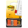 Post-it Index Flags 50 per Pack 25mm Orange Ref 680-4 [Pack 12]- Offer includes a Free pack of sweets upon redemption