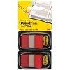 Post-it Index Flags 50 per Pack 25mm Red Ref 680-RDEU [Pack 2]
