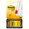 Post-it Index Flags 50 per Pack 25mm Yellow Ref 680-5 [Pack 12] - Offer includes a Free pack of sweets upon redemption