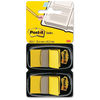 Post-it Index Flags 50 per Pack 25mm Yellow Ref 680-YEEU [Pack 2]