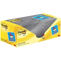 Post-it Note Value Display Pack Dispenser with Pads 76x76mm Yellow Ref 654CY-VP20 [Pack 20]
