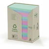 Post-it Notes Pad Recycled Tower Pack 76x127mm Pastel Rainbow Ref 655-1RPT [Pack 16]