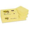 Post-it Recycled Notes Pad of 100 38x51mm Yellow Ref 653-1YE [Pack 12]