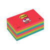 Post-it Super Sticky Colour Notes Pad 90 Sheets Jewel Pop 76x127mm Ref 655-6SS-JP [Pack 6]