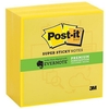 Post-it Super Sticky Evernote App Pad of 90 Sheets 76x76mm Electric Yellow Ref 654-4SSY-EV-EU [Pack 4]