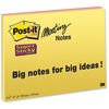 Post-it Super Sticky Meeting Notes Pads of 45 Sheets 200x149mm Bright Colours Ref 6845-SSP [Pack 4]