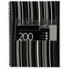 Pukka Pad Jotta Notebook Wirebound Perforated 80gsm 4-Hole 200pp A4 Black Stripes Ref JP018-5 [Pack 3]