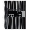 Pukka Pad Jotta Notebook Wirebound Perforated Ruled 80gsm 200pp A5 Black Stripes Ref JP021-5 [Pack 3]
