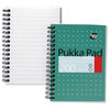 Pukka Pad Jotta Notebook Wirebound Perforated Ruled 80gsm 200pp A6 Metallic Ref JM036 [Pack 3]