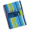 Pukka Pad Jotta Notebook Wirebound Plastic Ruled 80gsm 4 Hole 200pp A4 Assorted Ref JP018 3/4 [Pack 3]