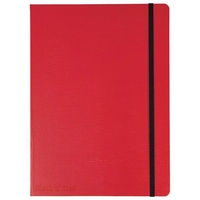 Red By BlackNRed Business Journal Book Soft Cover 90gsm Numbered Pages A5 Ref 400051201