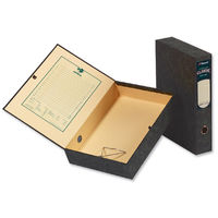 Rexel Classic Box File with Lock Spring A4 Plain Ref 30145EAST [Pack 5]