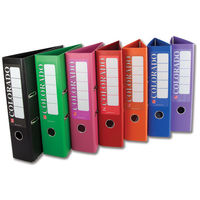 Rexel Colorado Lever Arch File Plastic 80mm Spine A4 Black Ref 28145EAST [Pack 10]