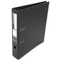 Rexel Colorado Mini Lever Arch File Plastic 50mm Spine A4 Black Ref 28245EAST [Pack 10]
