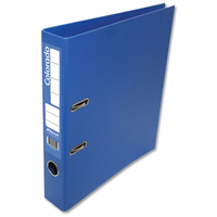Rexel Colorado Mini Lever Arch File Plastic 50mm Spine A4 Blue Ref 28243EAST [Pack 10]