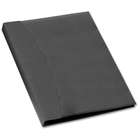 Rexel Display Book Soft Touch 24 Pockets with Cover Smooth Black Ref 2101185