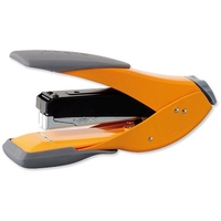 Rexel Easy Touch Stapler Flat Clinch Half Strip Capacity 30 Sheets Orange Ref 2102638