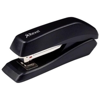 Rexel Ecodesk Compact Stapler Half Strip Throat 47mm Metallic Black Ref 2100029
