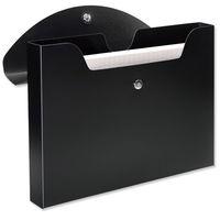 Rexel Optima Job Box Polypropylene 40mm Capacity A4 Black Ref 2102481