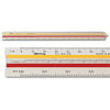 Rotring Triangular Reduction Scale Ruler 1 Architect from 1-10 to 1-1250