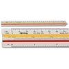 Rotring Triangular Reduction Scale Ruler 9 Mechanical 1-10 to 1-500
