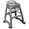 Rubbermaid Sturdy High Chair for Infants Durable Plastic with Feet Capacity 18kg Grey Ref 7814-EUGRY