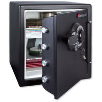 Sentry Fire Water and Security Safe Combination and Key 39.1kg 33.6 Litre Ref SFW123DTB