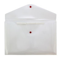 Snopake Polyfile Trio Electra Wallet File Polypropylene with Pocket Foolscap Clear Ref 14966 [Pack 5]