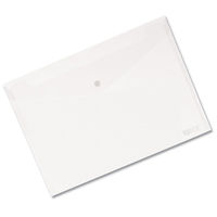 SSeco Wallet Popper Seal Heavy-duty Polypropylene Oxo-biodegradable A4 Clear Ref 30085-CL [Pack 5]