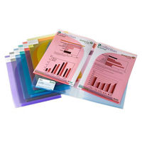 Tarifold Color Polyproylene Twin Pocket Presentation Folder A4 or A3 Assorted Ref TAE511009 [Pack 12]