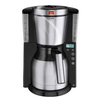 101116BK Look Therm Timer Filter Coffee Maker with 15 Cup Capacity in Black