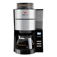 1021-01BK Grind and Brew Coffee Maker with Adjustable Intensity and Grind Level in Black/Stainless S
