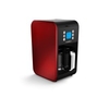 162009 900 Watt Pour Over Filter Coffee Maker with LCD Display in Red