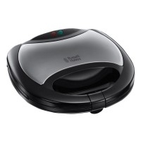 20930 3-in-1 Sandwich/Panini and Waffle Maker with 750W in Black