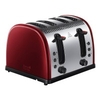 21301 4-Slot Legacy Toaster with 2400w Power,  in Red