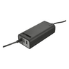 21619 70w Laptop Charger with 2 USB Ports in Black