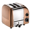 27450 Classic 2-Slice Toaster with 1200w Power & Defrost Function in Copper