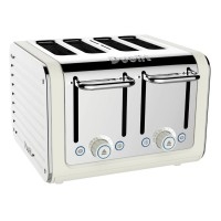 46523 Architect 4-Slot Toaster with Defrost Function and Bagel Function in White