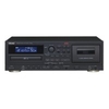 AD850 CD Player with Combined Cassette Deck with USB Recording Capabilities in Black