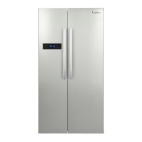 AFF90185S Fridge Freezer with 527L Capacity and A+ Energy Rating in Silver